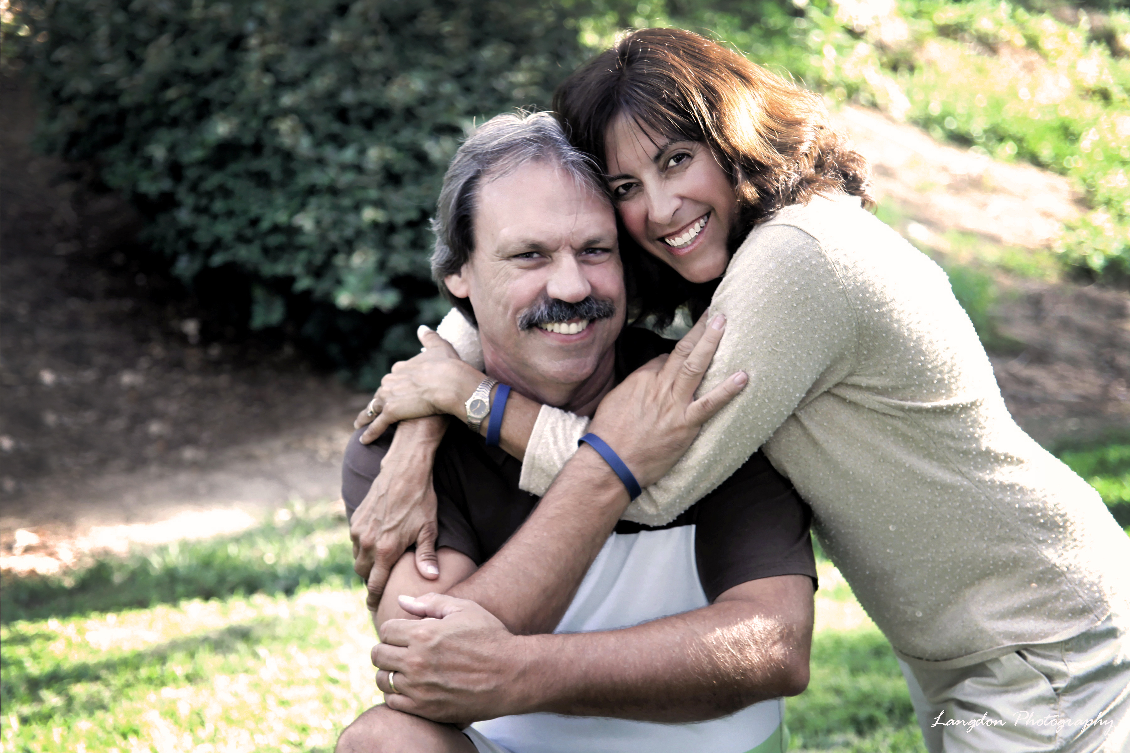 Joe Soares with his wife